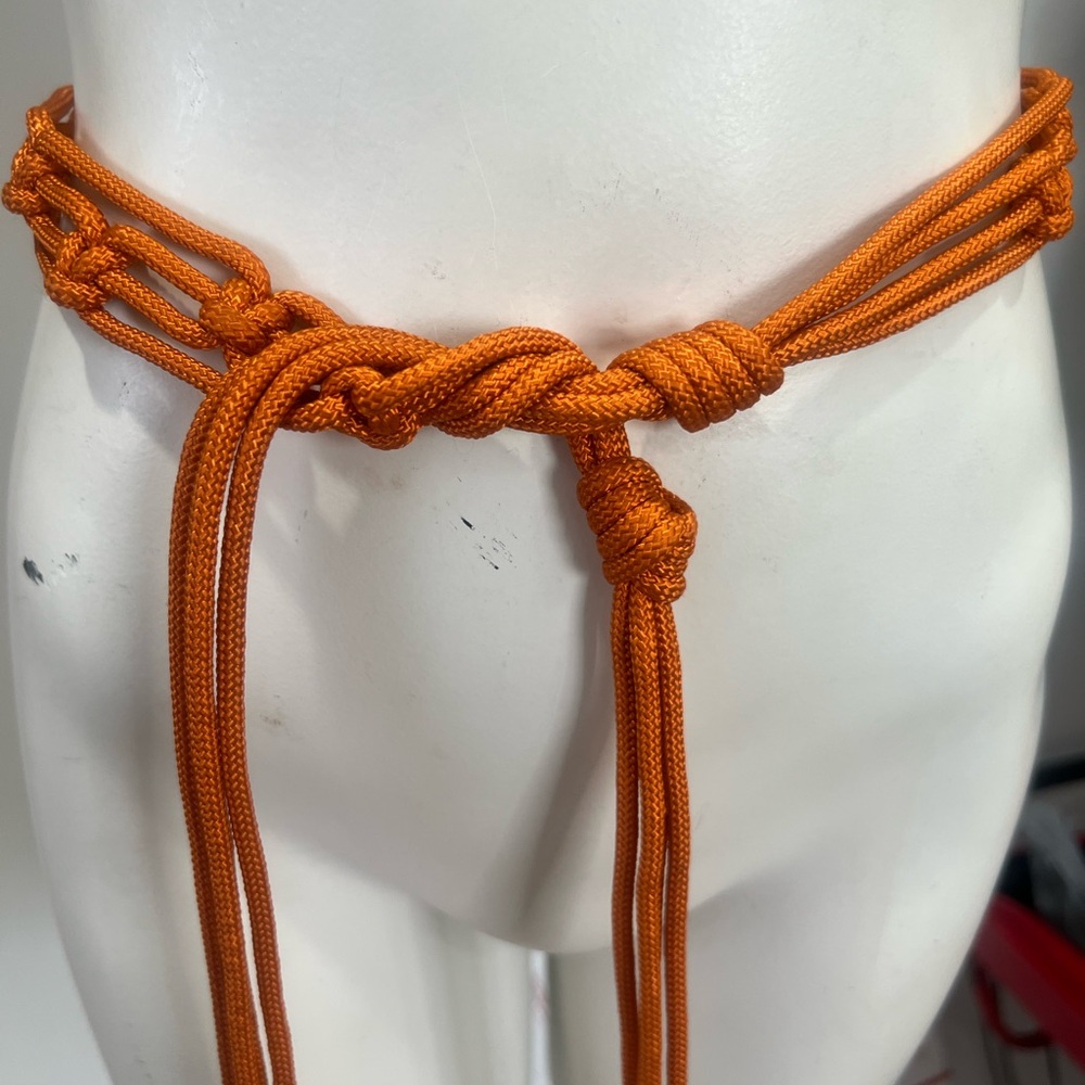 Silk Cord Braided Rope Belt